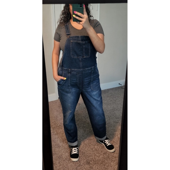 No Boundaries Jeans Jean Overalls Denim Xxxl 2 Juniors Womens No